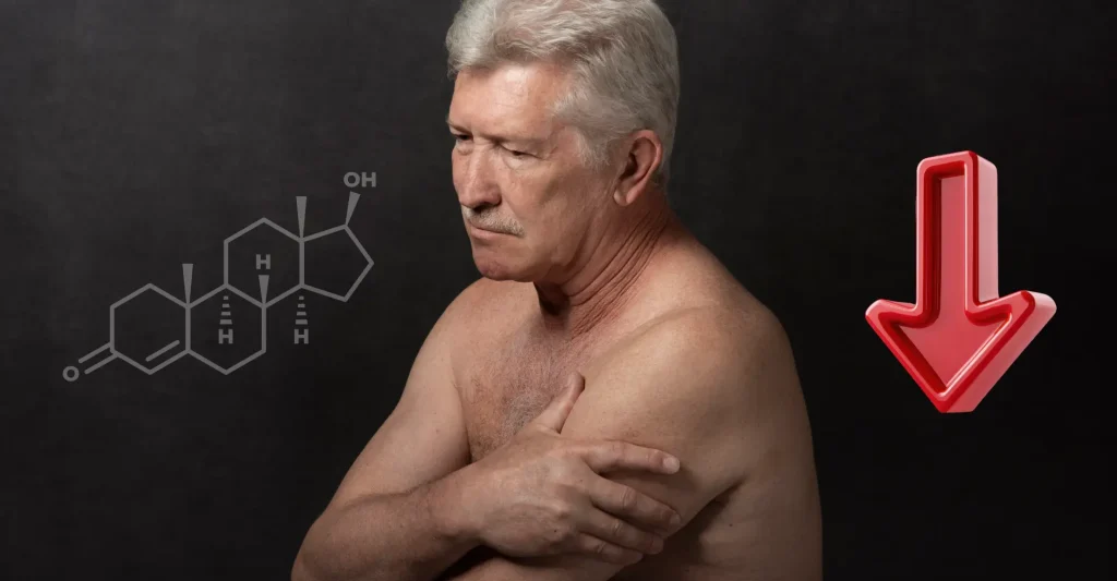 A queda da testosterona atrapalha a ereção?