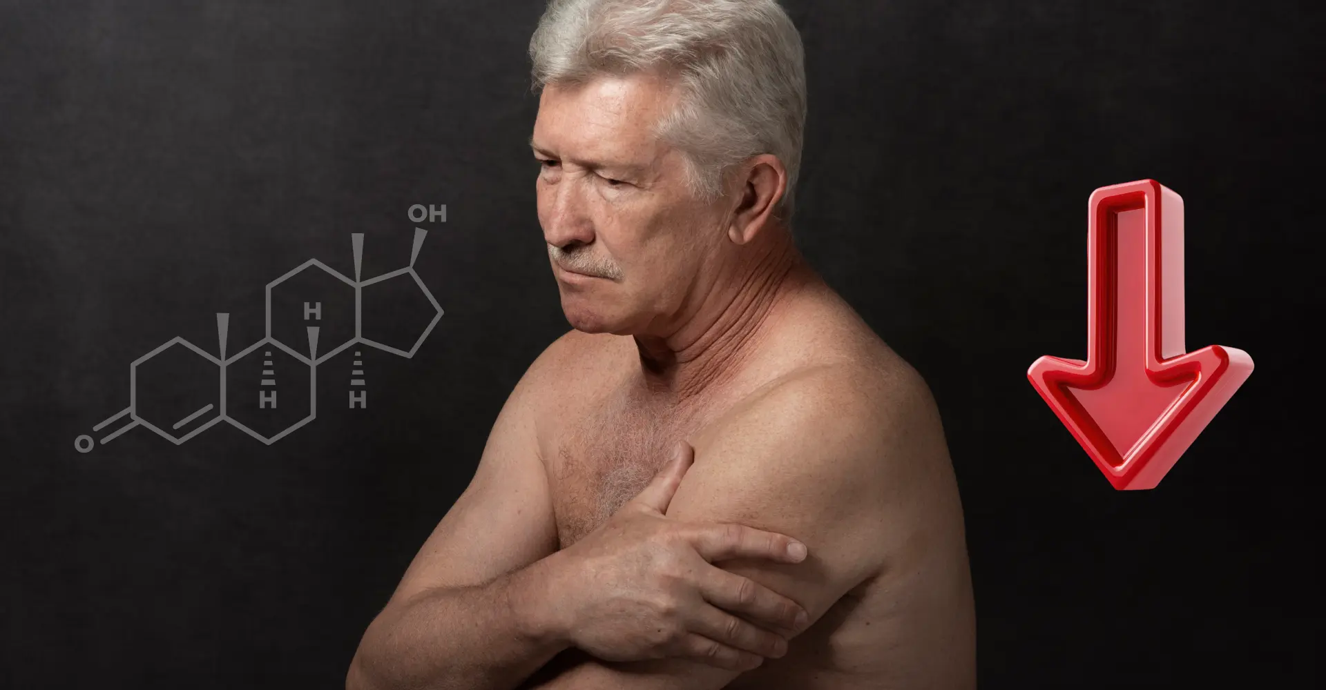 A queda da testosterona atrapalha a ereção?